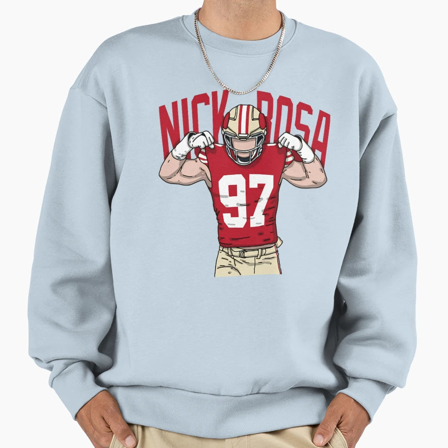 Championship Defensive End Sweatshirt - Minimalist Print Men Women - T-Shirt, Sweatshirt, Hoodie