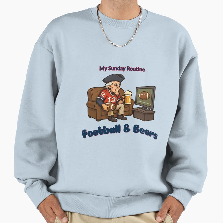 New England Patriots Sunday T-Shirt - Casual Everyday Wear Men Women - T-Shirt, Sweatshirt, Hoodie