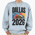 Dallas 2026 Texas Soccer Souvenir V4 T-Shirt - Novelty Apparel for Adults - T-Shirt, Sweatshirt, Hoodie