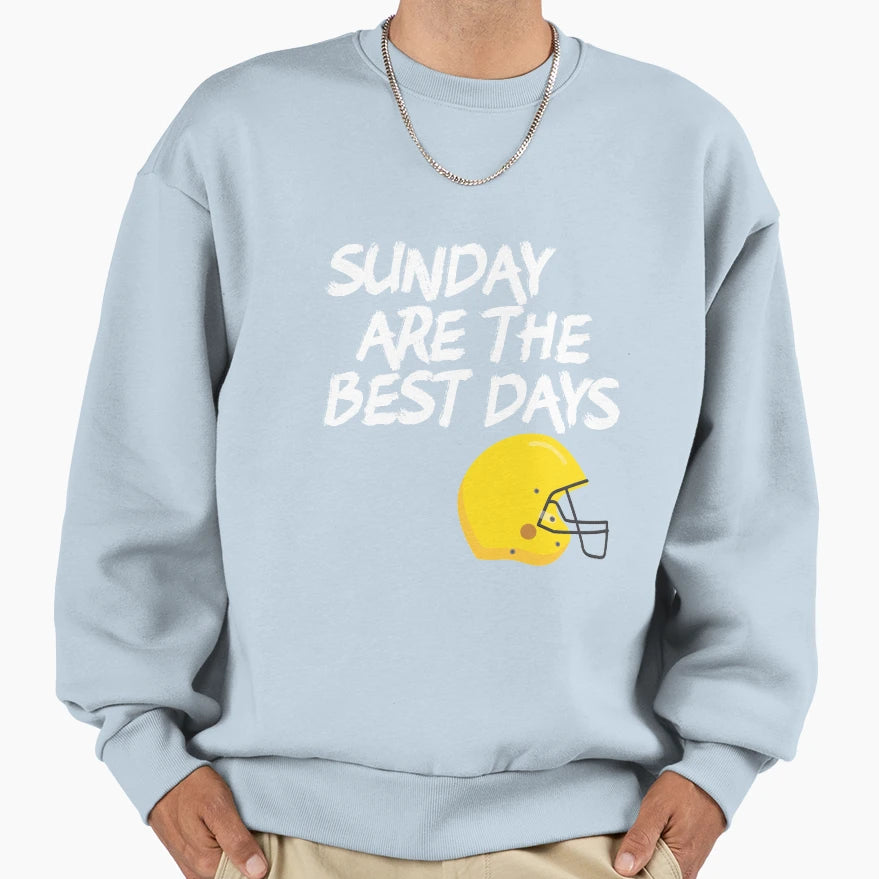American Football Sunday Are Best Sweatshirt - Aesthetic Graphic Unisex - T-Shirt, Sweatshirt, Hoodie