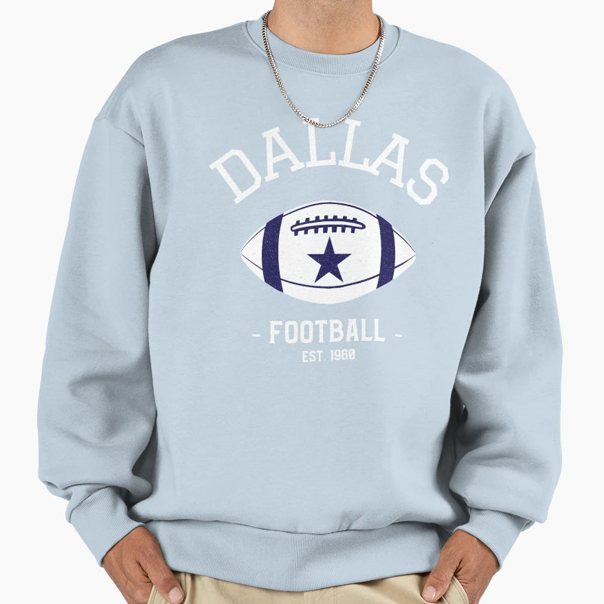 Dallas Football Sports Team Gift T-Shirt - Graphic Print Men Women - T-Shirt, Sweatshirt, Hoodie