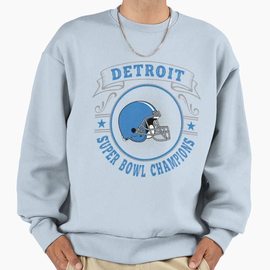 Football Detroit Lions Sweatshirt - Graphic Print Men Women - T-Shirt, Sweatshirt, Hoodie