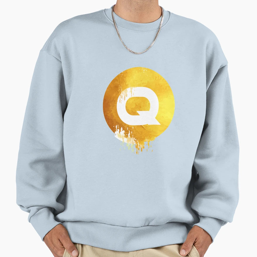 Letter Q Sweatshirt - Casual Everyday Wear for Adults - T-Shirt, Sweatshirt, Hoodie