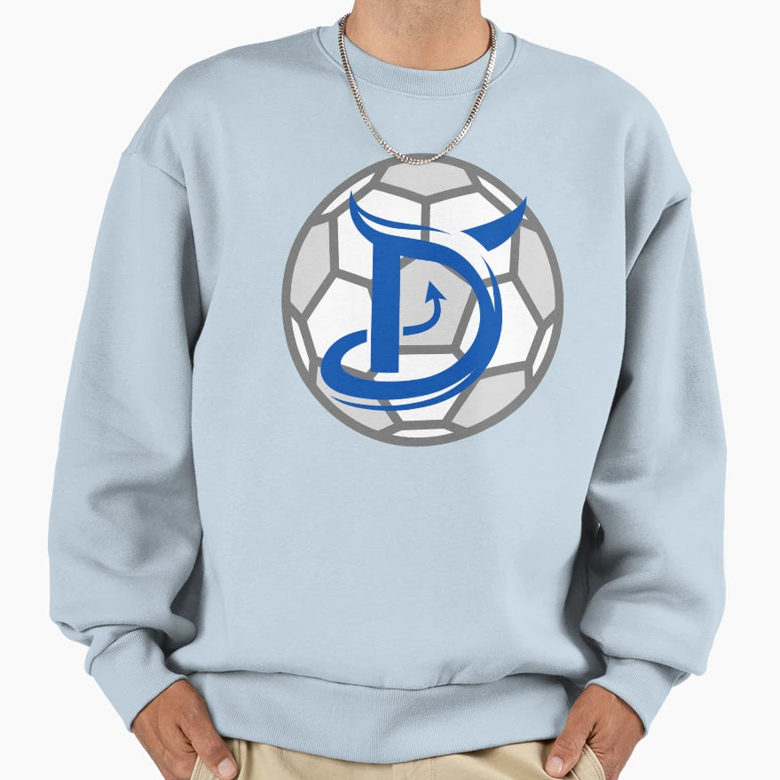 D Soccer Ball Sweatshirt - Streetwear Style Men Women - T-Shirt, Sweatshirt, Hoodie
