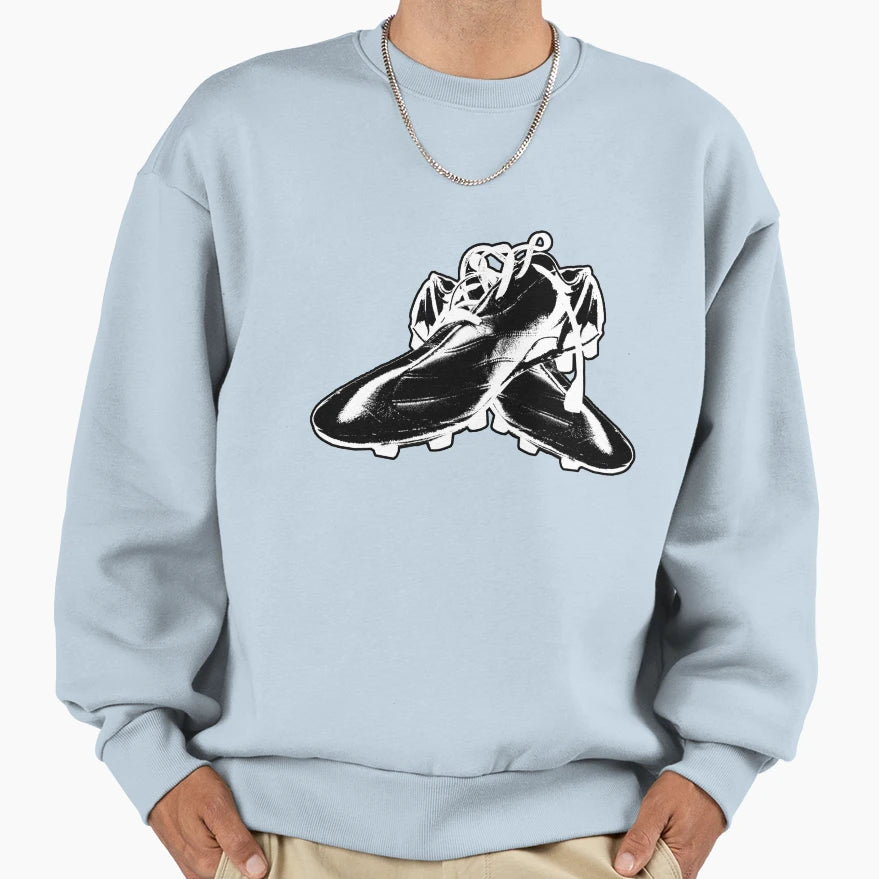 Football Boots Sweatshirt - Graphic Print for Adults - T-Shirt, Sweatshirt, Hoodie