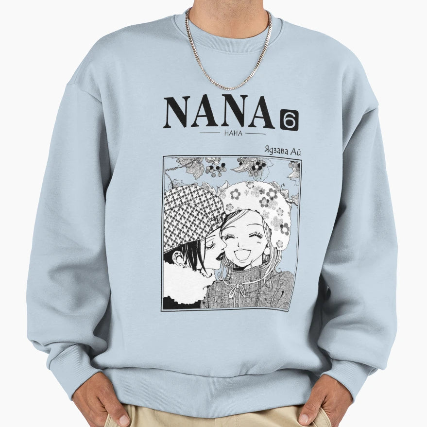 Nana Anime Magazine Cover Sweatshirt - Minimalist Print Men Women - T-Shirt, Sweatshirt, Hoodie
