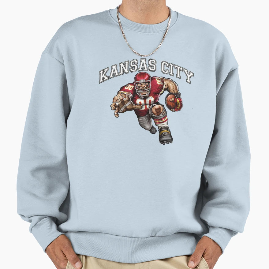Kansas City Football Detroit Sweatshirt - Graphic Print for Adults - T-Shirt, Sweatshirt, Hoodie