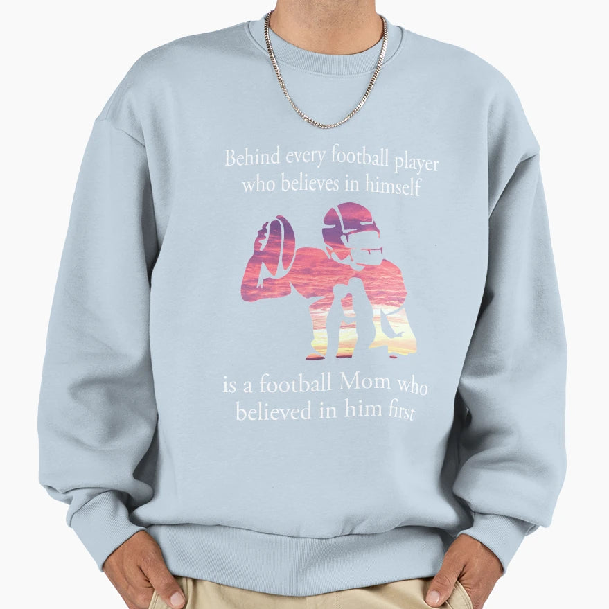 Football Mom Quotes Sweatshirt - Aesthetic Graphic Men Women - T-Shirt, Sweatshirt, Hoodie