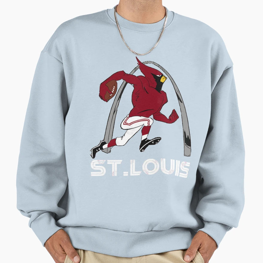 Big Red Throwback Sweatshirt - Novelty Apparel Unisex - T-Shirt, Sweatshirt, Hoodie