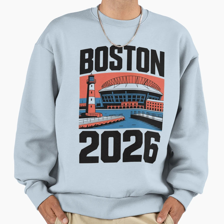 Boston 2026 New England Soccer T-Shirt - Streetwear Style for Adults - T-Shirt, Sweatshirt, Hoodie