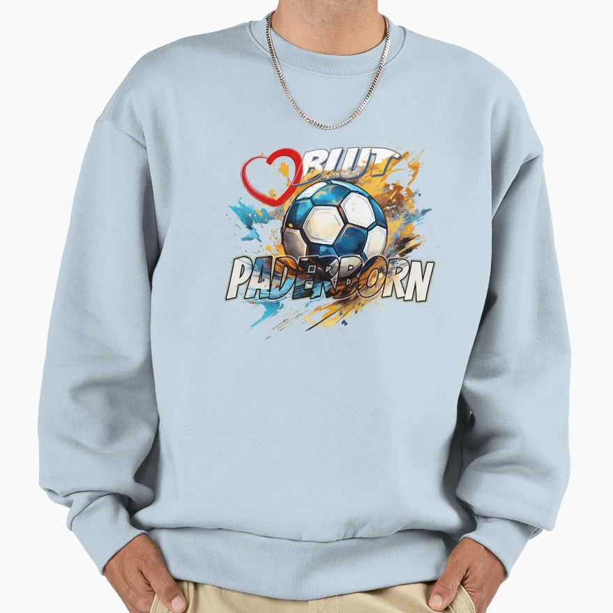 Passionate Football Paderborn Sweatshirt - Novelty Apparel Unisex - T-Shirt, Sweatshirt, Hoodie