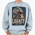 Nfl Football Legacy Distressed T-Shirt - Minimalist Print for Adults - T-Shirt, Sweatshirt, Hoodie