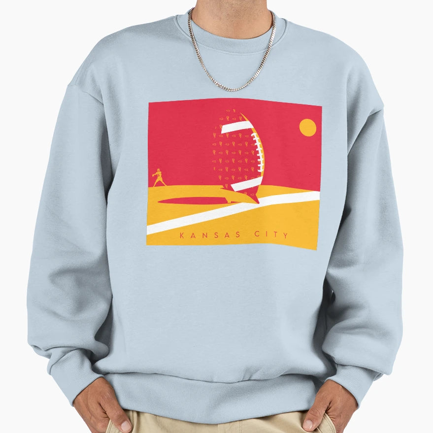 Kansas City Missouri Football Afc Fan Sweatshirt - Streetwear Style Unisex - T-Shirt, Sweatshirt, Hoodie