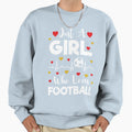 Just Who Loves Football Football Sweatshirt - Unique Graphic Men Women - T-Shirt, Sweatshirt, Hoodie