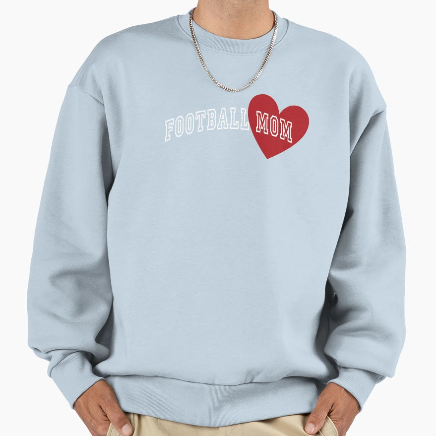 Football Mom Sweatshirt - Aesthetic Graphic Unisex - T-Shirt, Sweatshirt, Hoodie