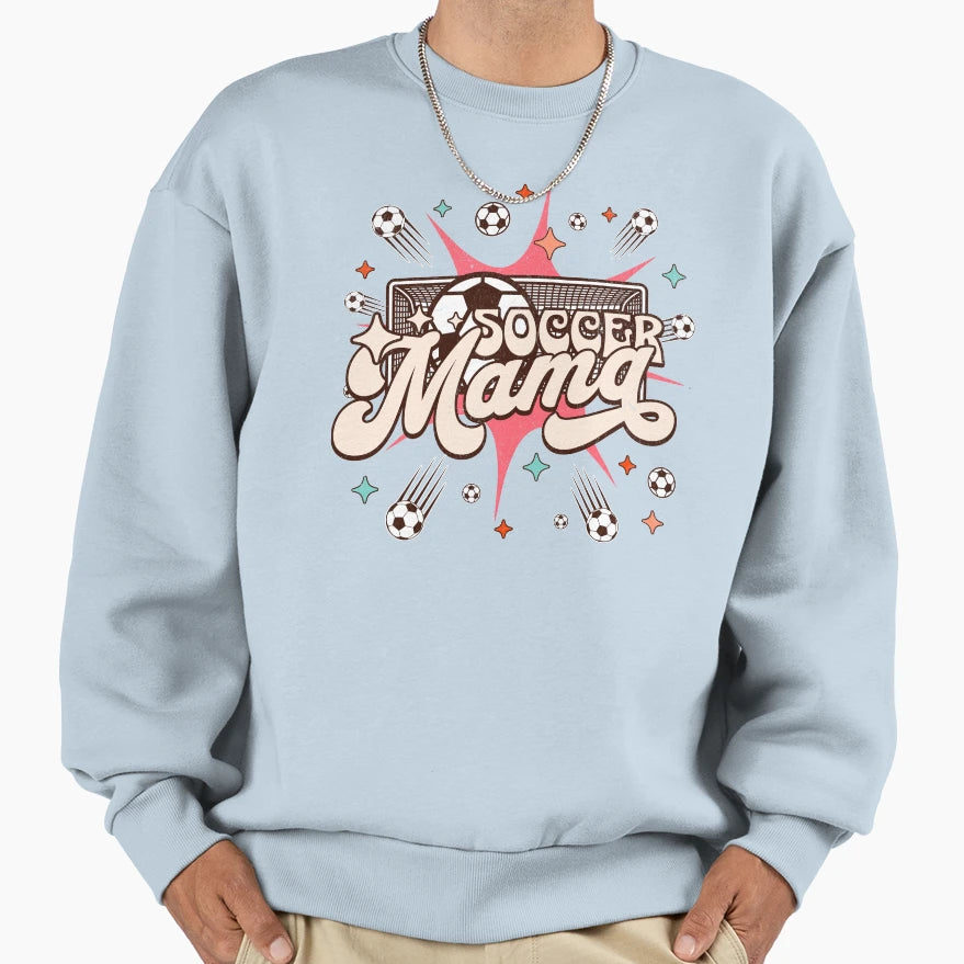 Soccer Mama Sweatshirt - Minimalist Print Men Women - T-Shirt, Sweatshirt, Hoodie
