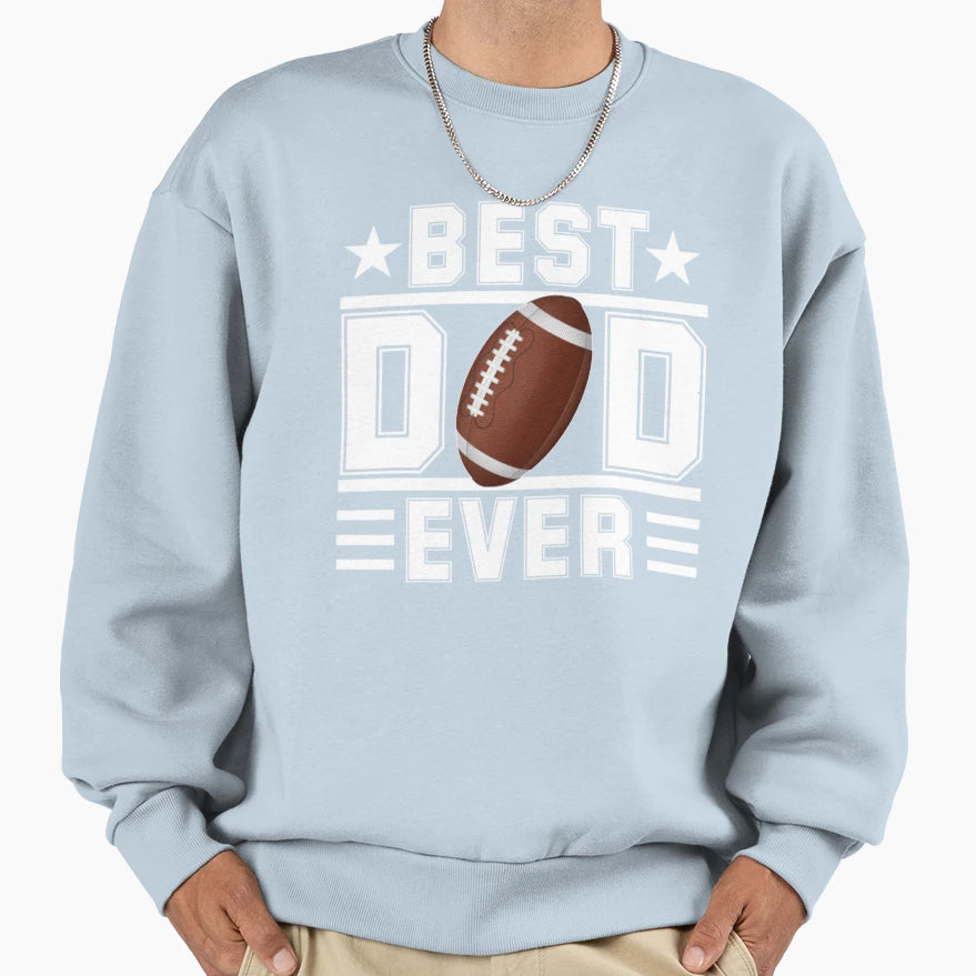 Best Dad Ever American Football Washington T-Shirt - Graphic Print Unisex - T-Shirt, Sweatshirt, Hoodie
