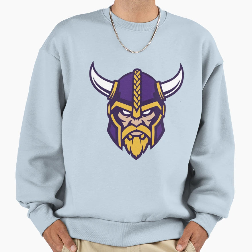 Minnesota Vikings Football Sweatshirt - Fun Novelty Design for Adults - T-Shirt, Sweatshirt, Hoodie