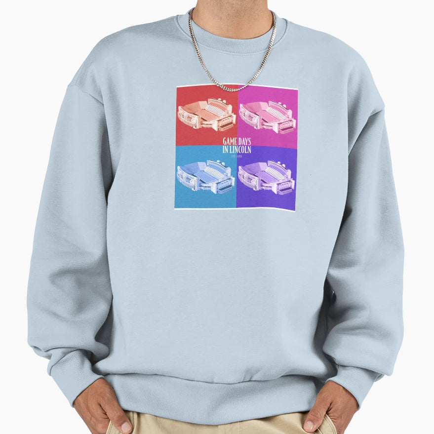 Game Days Lincoln Sweatshirt - Trendy Graphic for Adults - T-Shirt, Sweatshirt, Hoodie