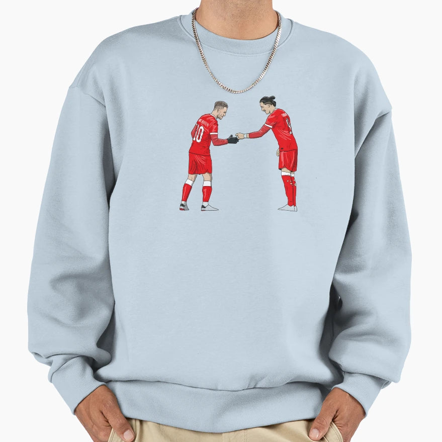 Macca X Darwin Sweatshirt - Minimalist Print for Adults - T-Shirt, Sweatshirt, Hoodie