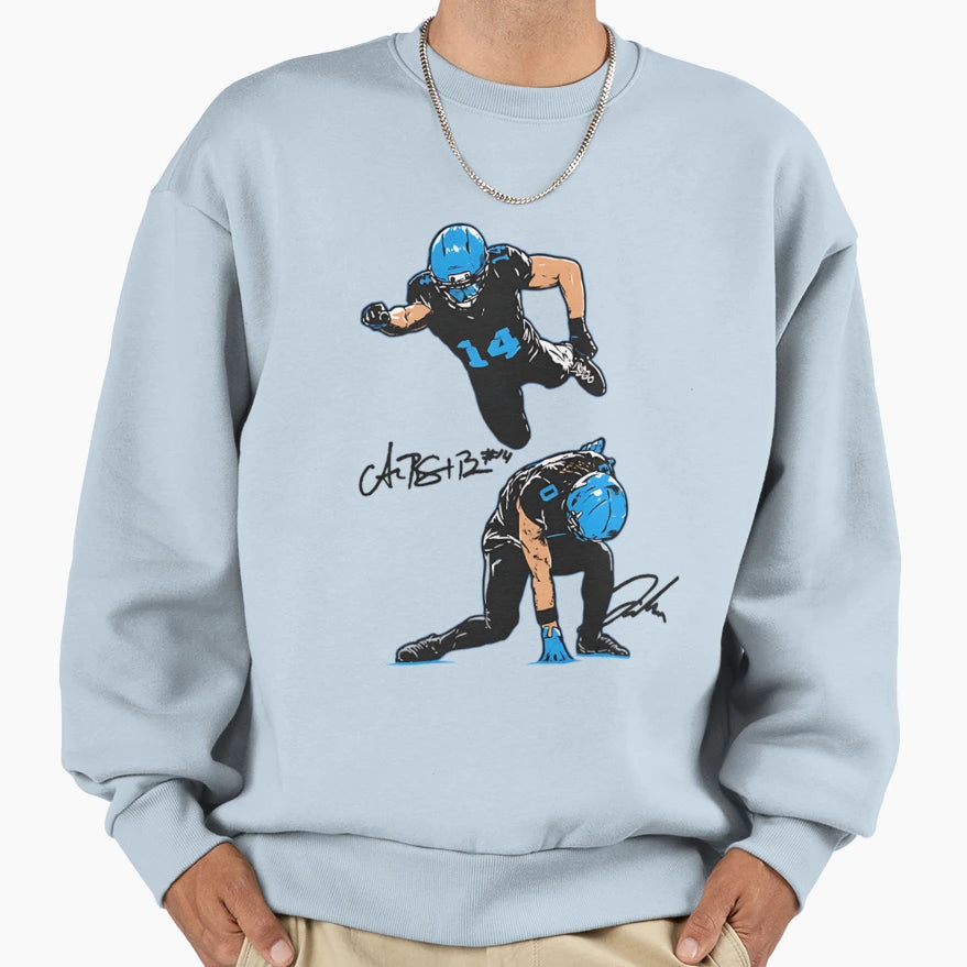 JG And Amon Ra St Brown Sweatshirt - Novelty Apparel Men Women - T-Shirt, Sweatshirt, Hoodie
