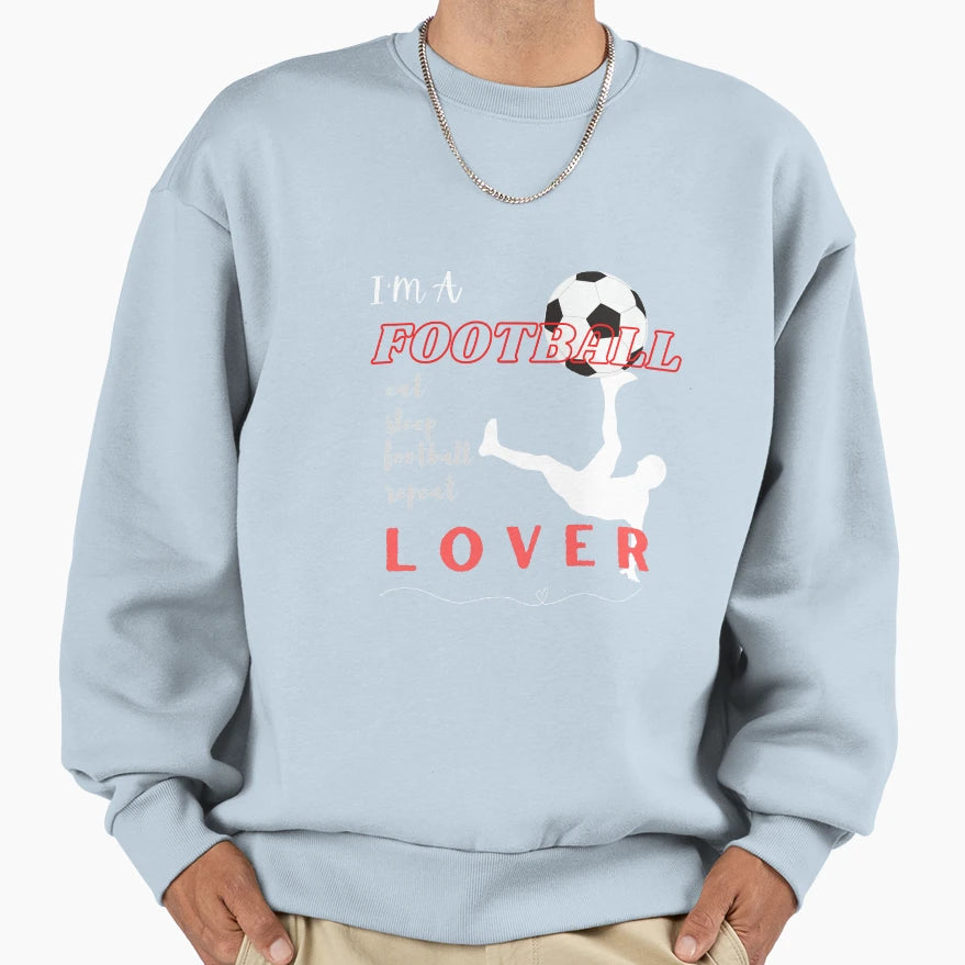 Football Watching Im Football Lover T-Shirt - Minimalist Print Men Women - T-Shirt, Sweatshirt, Hoodie