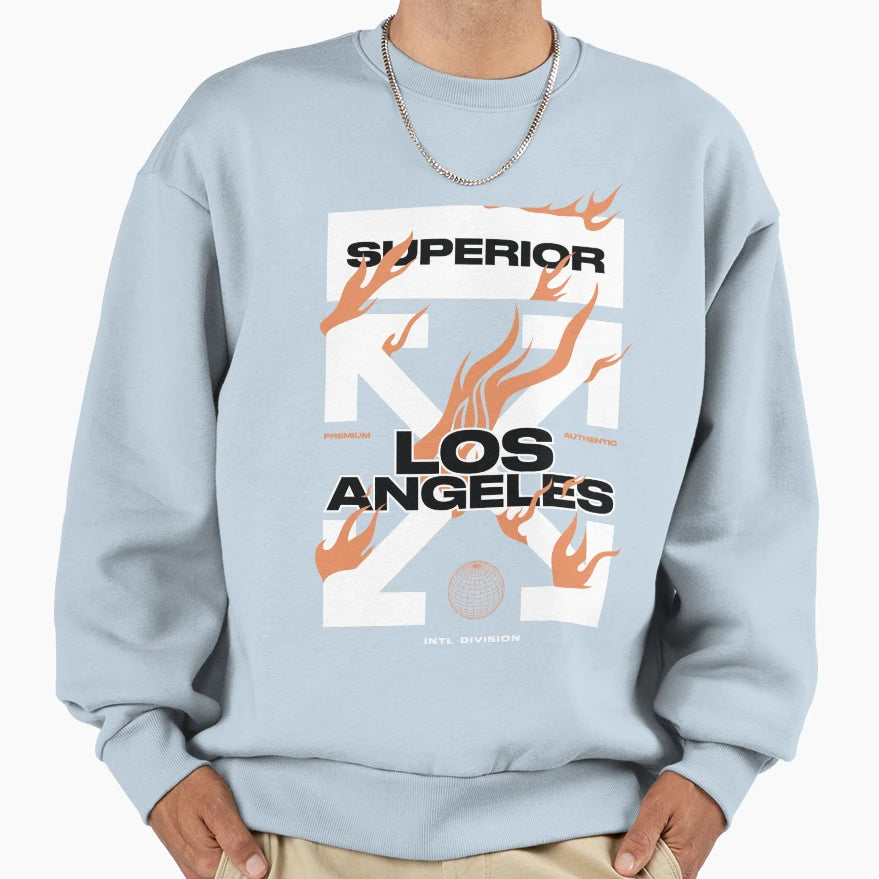 Superior Los Angeles Streetwear Sweatshirt - Streetwear Style Men Women - T-Shirt, Sweatshirt, Hoodie