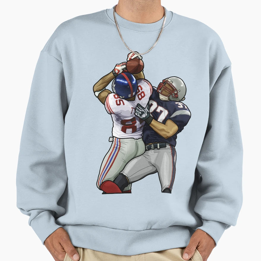 David Tyree Helmet Catch Sweatshirt - Unique Graphic Unisex - T-Shirt, Sweatshirt, Hoodie