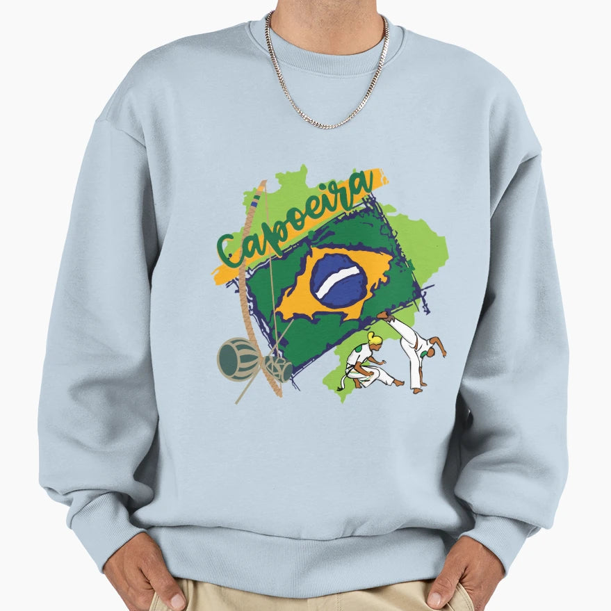 Capoeira Sweatshirt - Minimalist Print Men Women - T-Shirt, Sweatshirt, Hoodie