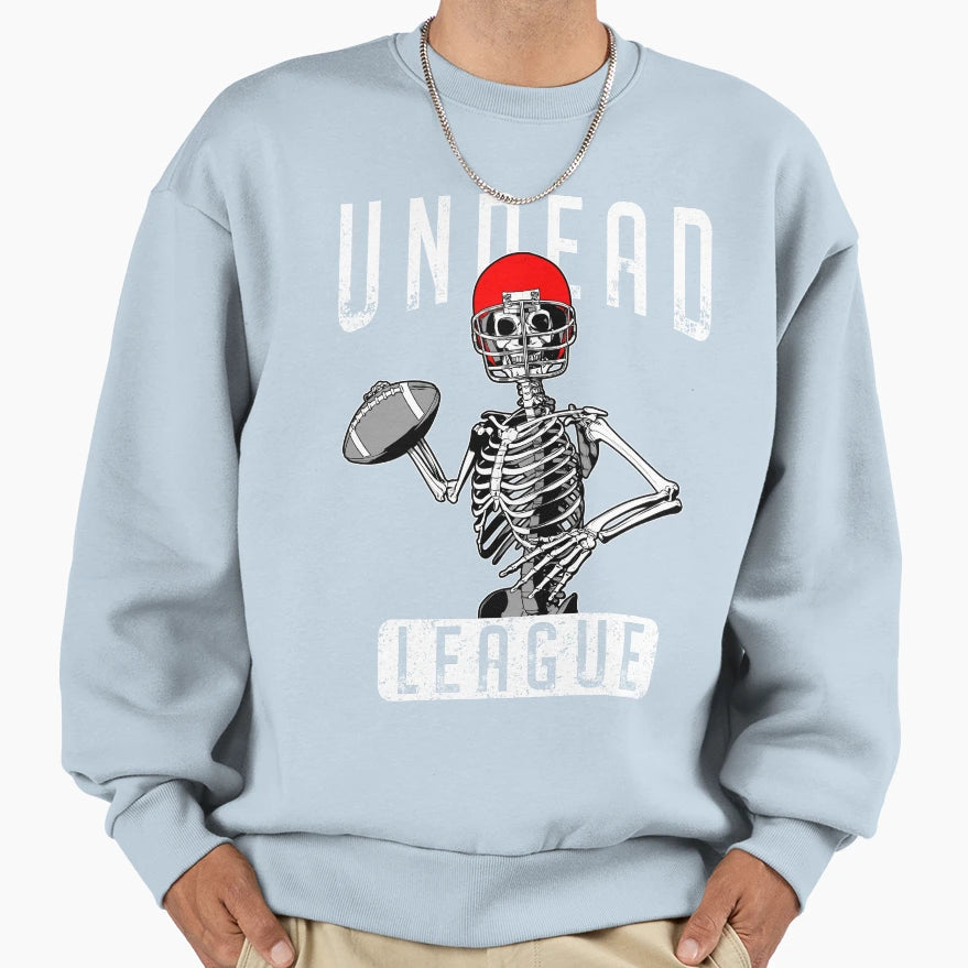 Undead Football League Player Sweatshirt - Novelty Apparel Unisex - T-Shirt, Sweatshirt, Hoodie