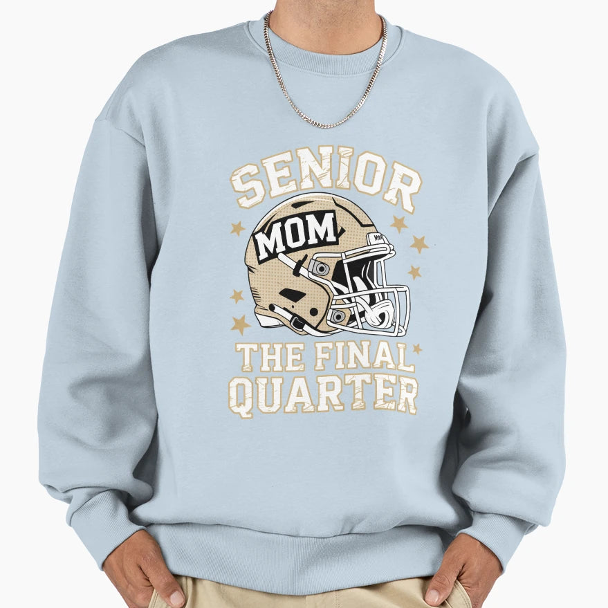 Senior Football Mom 2026 Sweatshirt - Casual Everyday Wear for Adults - T-Shirt, Sweatshirt, Hoodie