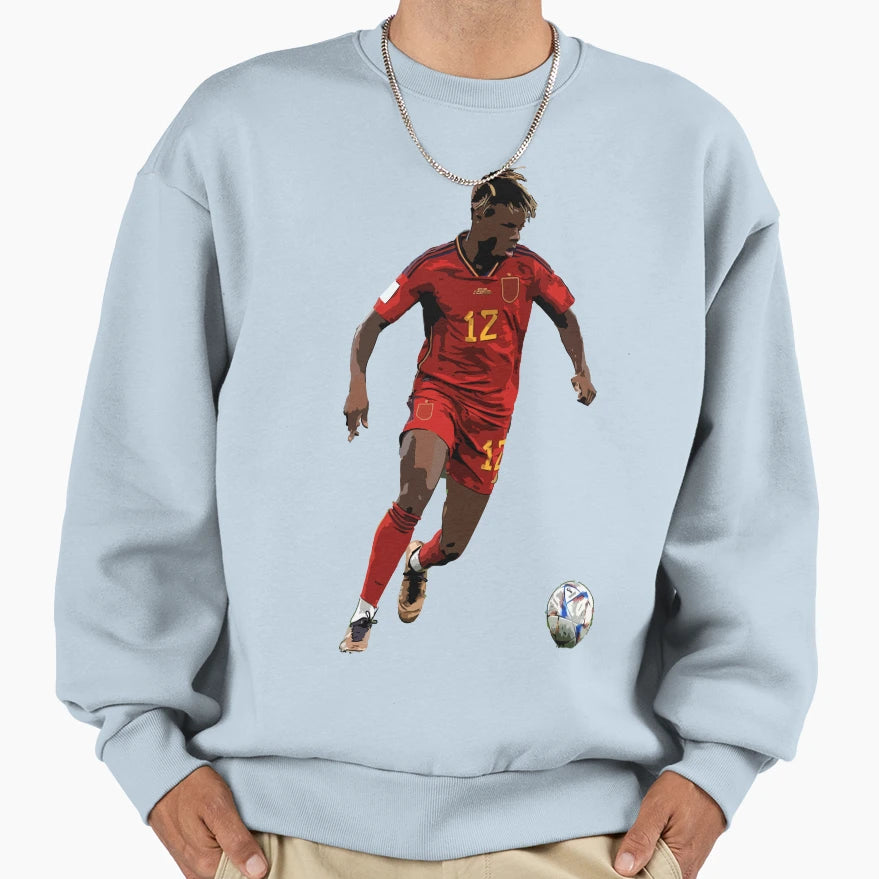 Nico Williams Sweatshirt - Custom Art Print Unisex - T-Shirt, Sweatshirt, Hoodie