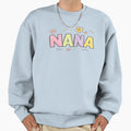 Nana Childlike Crayon Lettering Art Sweatshirt - Minimalist Print Unisex - T-Shirt, Sweatshirt, Hoodie