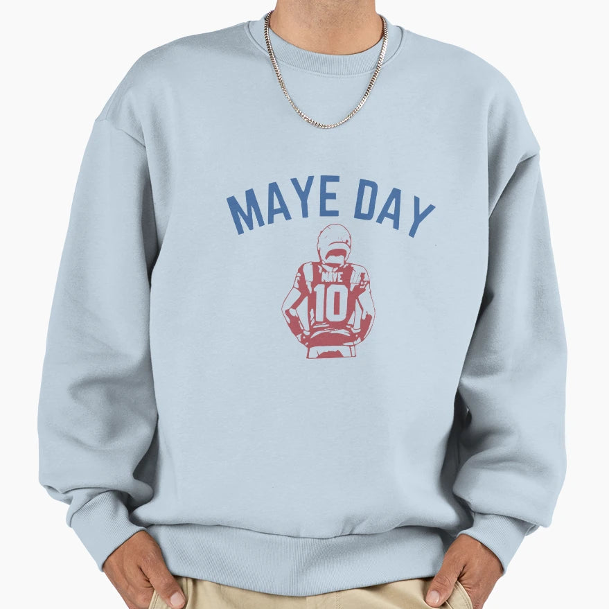 Drake Maye Day New England Sweatshirt - Fun Novelty Design Men Women - T-Shirt, Sweatshirt, Hoodie