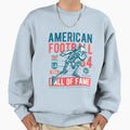 American Football Wall Fame Awesome Sweatshirt - Graphic Print Men Women - T-Shirt, Sweatshirt, Hoodie