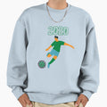 Soccer Player Kicks Corona Virus Sweatshirt - Unique Graphic for Adults - T-Shirt, Sweatshirt, Hoodie
