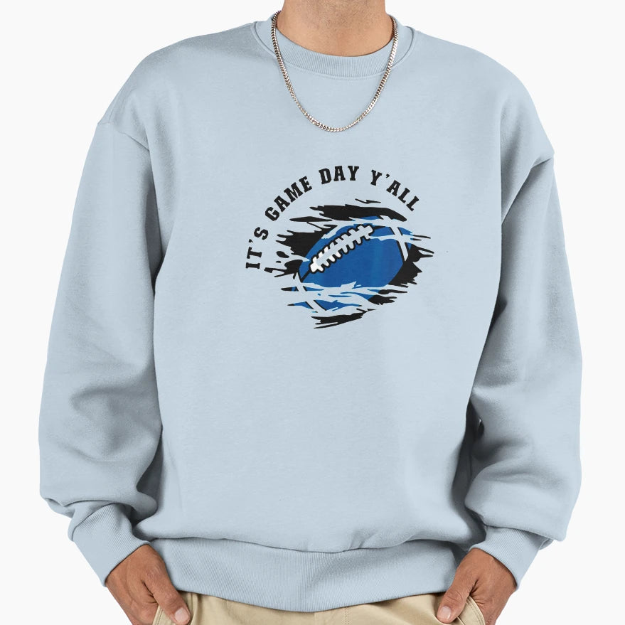 Its Game Day Yall Football America T-Shirt - Streetwear Style for Adults - T-Shirt, Sweatshirt, Hoodie