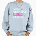Mom Grandma Baseball Legend T-Shirt - Custom Art Print Men Women - T-Shirt, Sweatshirt, Hoodie
