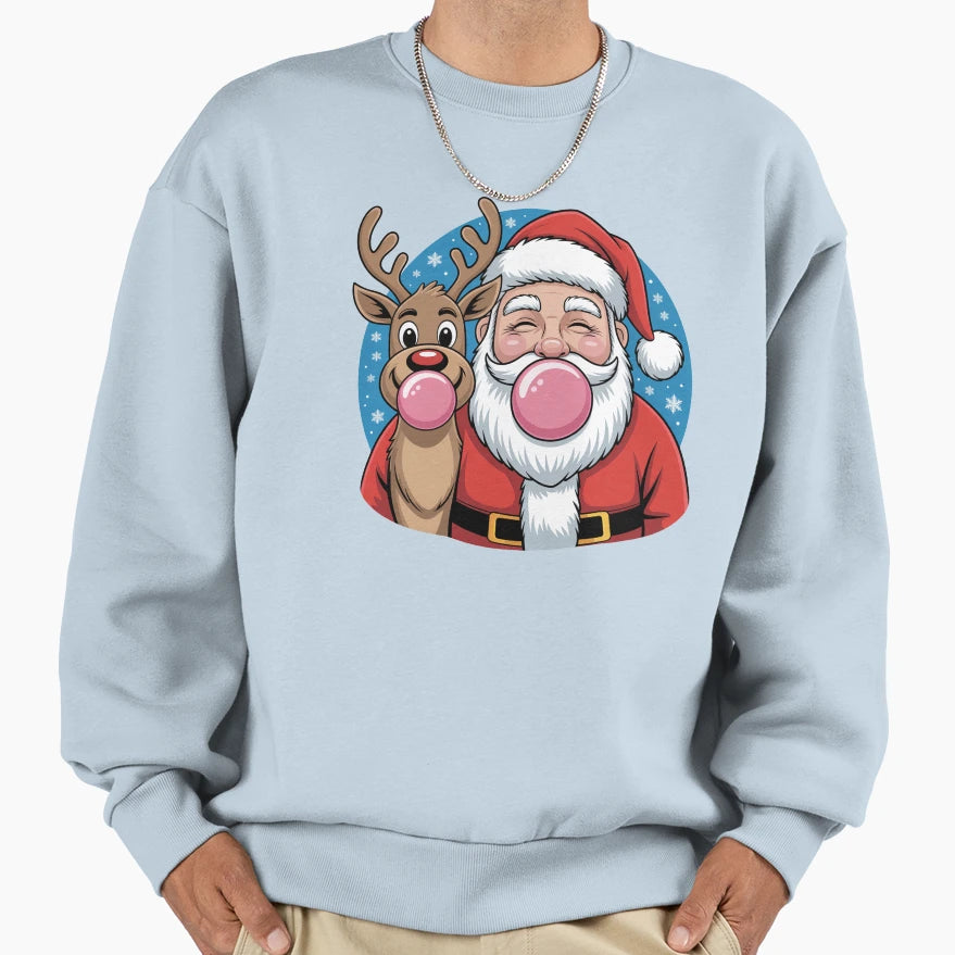 Santas Favorite Human Merry Squad T-Shirt - Casual Everyday Wear Men Women - T-Shirt, Sweatshirt, Hoodie