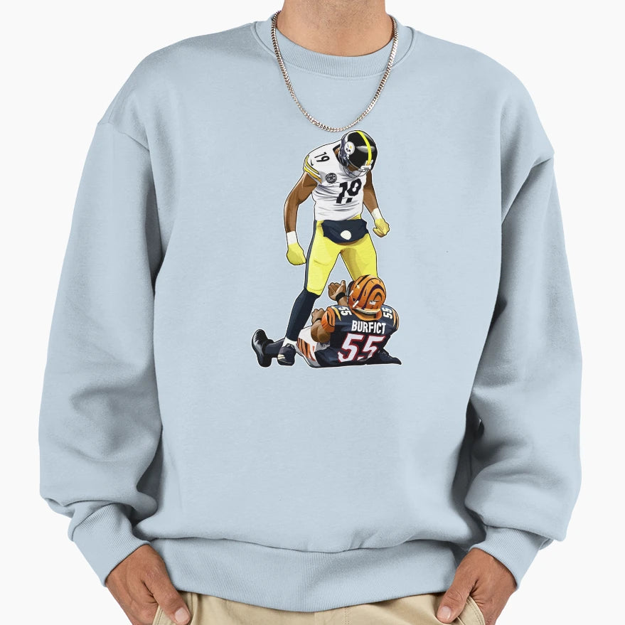 Juju Hit Slam Burfict Sweatshirt - Trendy Graphic Men Women - T-Shirt, Sweatshirt, Hoodie