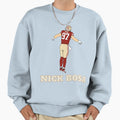 End Defensive Touchdown Player 97 Sweatshirt - Graphic Print Unisex - T-Shirt, Sweatshirt, Hoodie