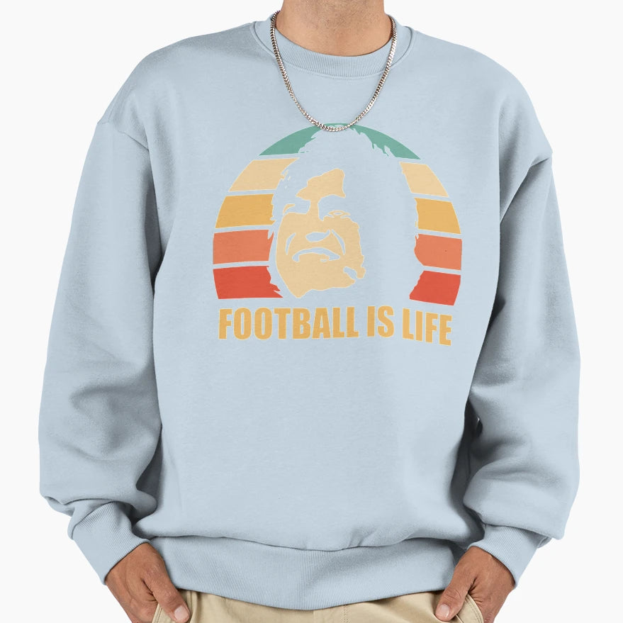 Football Is Life Sweatshirt - Custom Art Print for Adults - T-Shirt, Sweatshirt, Hoodie