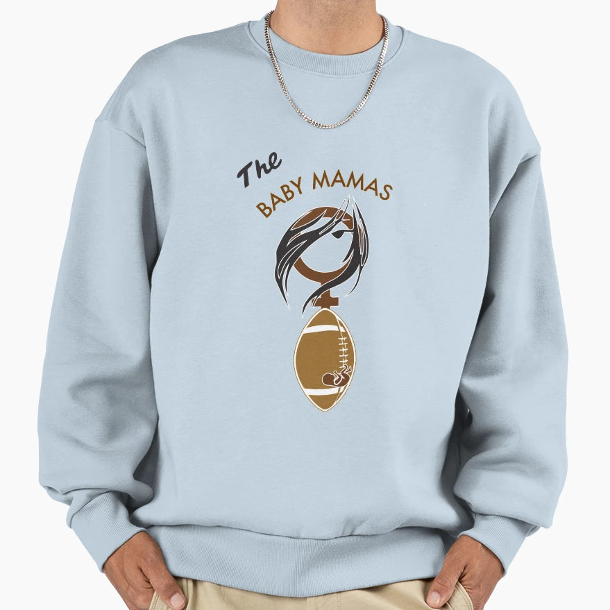 Mamas Football Greatest Mom All Time Sweatshirt - Trendy Graphic Men Women - T-Shirt, Sweatshirt, Hoodie