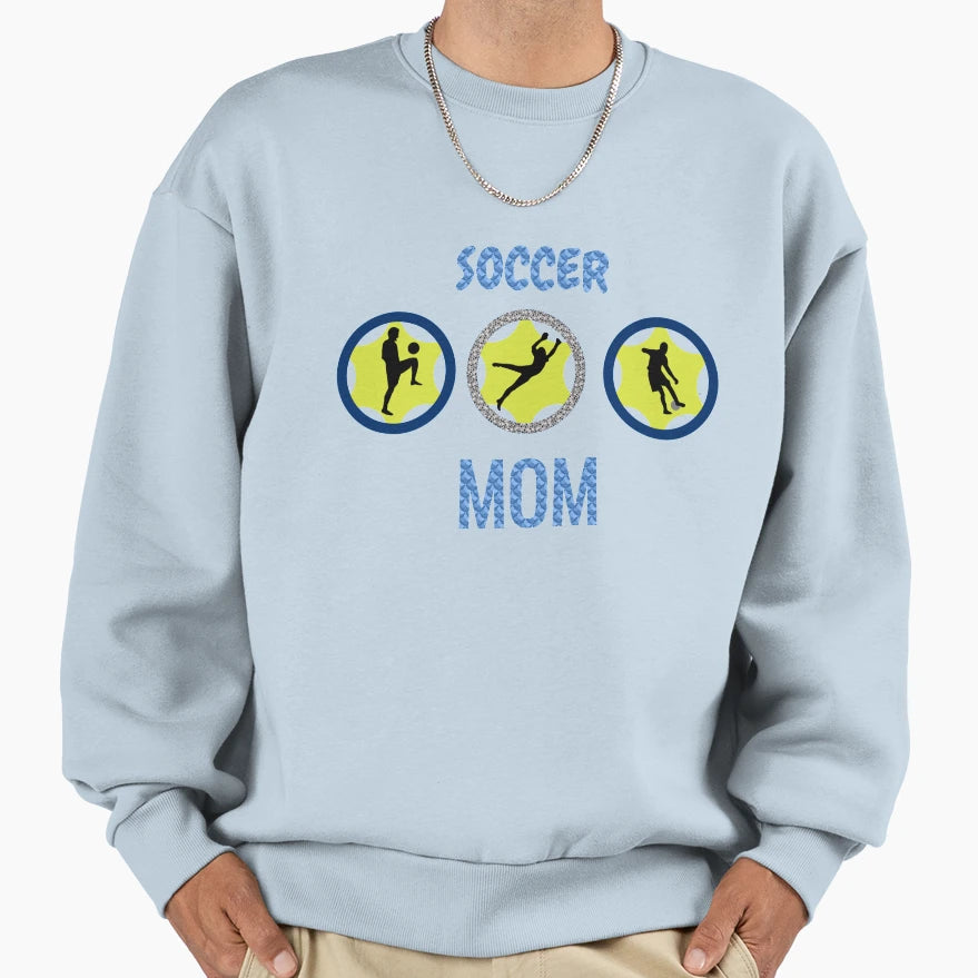 Soccer Mom Sweatshirt - Minimalist Print Men Women - T-Shirt, Sweatshirt, Hoodie