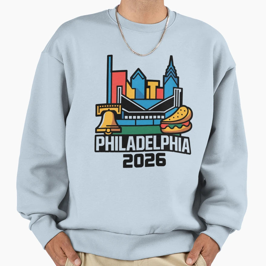 Philadelphia 2026 Liberty Bell T-Shirt - Streetwear Style Men Women - T-Shirt, Sweatshirt, Hoodie