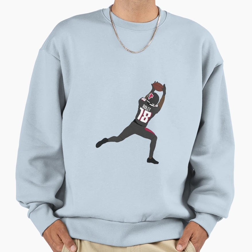 Atlanta Falcons Calvin Ridley Sweatshirt - Unique Graphic for Adults - T-Shirt, Sweatshirt, Hoodie