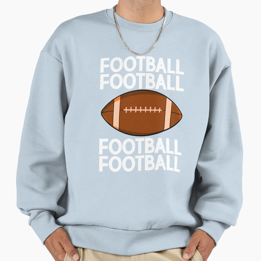 Football Sweatshirt - Minimalist Print Unisex - T-Shirt, Sweatshirt, Hoodie