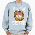 Baseball Sister Mothers Day Sweatshirt - Minimalist Print for Adults - T-Shirt, Sweatshirt, Hoodie