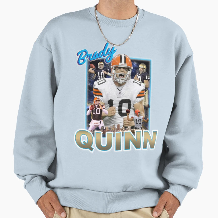 Brady Quinn Sweatshirt - Trendy Graphic Men Women - T-Shirt, Sweatshirt, Hoodie