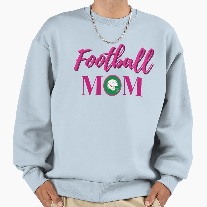 Footbal Mom Sweatshirt - Custom Art Print Men Women - T-Shirt, Sweatshirt, Hoodie